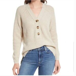 Madewell Ribbed Lyle Henley Sweater